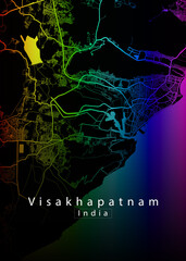 Visakhapatnam India City Map