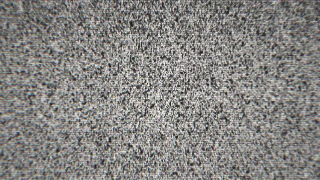 Professional glitch asset old TV inspired. Static television, VFX, digital noise, colorful glitch art, flashing glitch. Easy to use, 4K variation 01