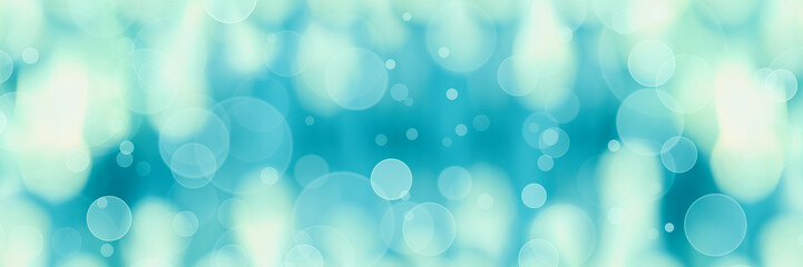 Delicate light background. Defocused blue background with bokeh