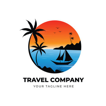 Travel Logo Design Vector template
