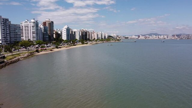 Filming at Beira Mar in Florianópolis Brazil