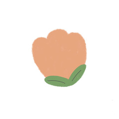 heart shaped cookie ดอกไม้