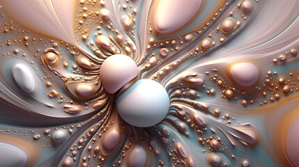 Abstract Pearl design, Digital Art, Shimmer and shine, Luxury Gems and Jewels, Background Wallpaper