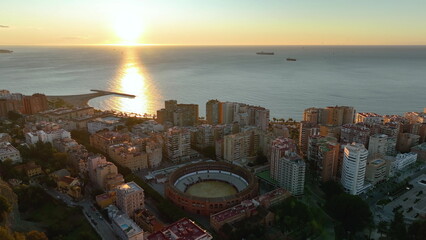 Plaza de Toros de Ronda bullring in Malaga, Spain.