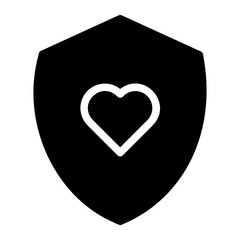 security system glyph icon