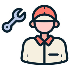 car mechanic icon