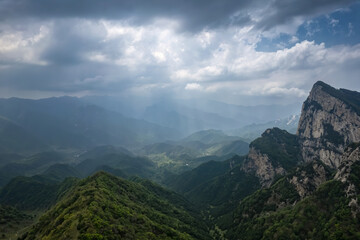 landscape with sky and clouds