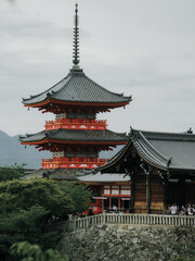 Kyomizudera temple is a famous place for traveler
