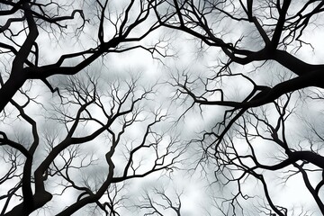 Leafless branches of a tree, Generative Ai