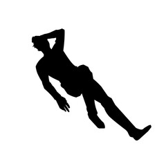 man silhouette vector illustration