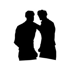 man silhouette vector illustration