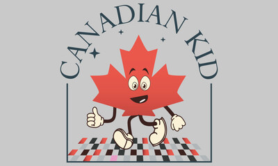 Retro Canada Day Sublimation Designs 