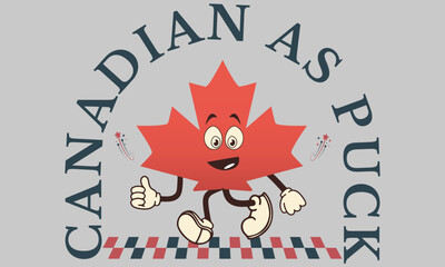 Retro Canada Day Sublimation Designs 