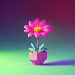 flower made with generative ai