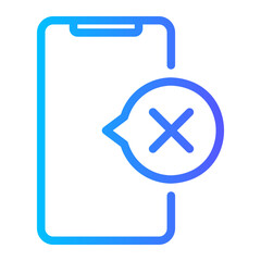 smartphone gradient icon