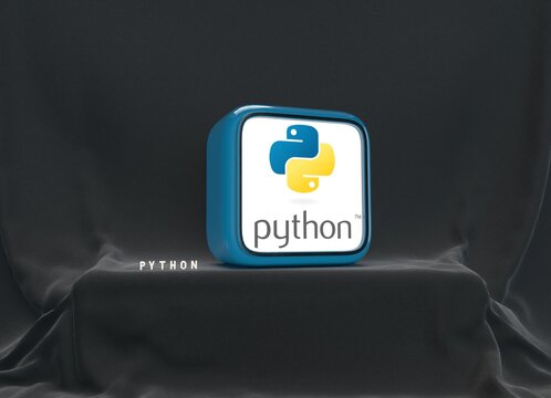 python - a visual design work