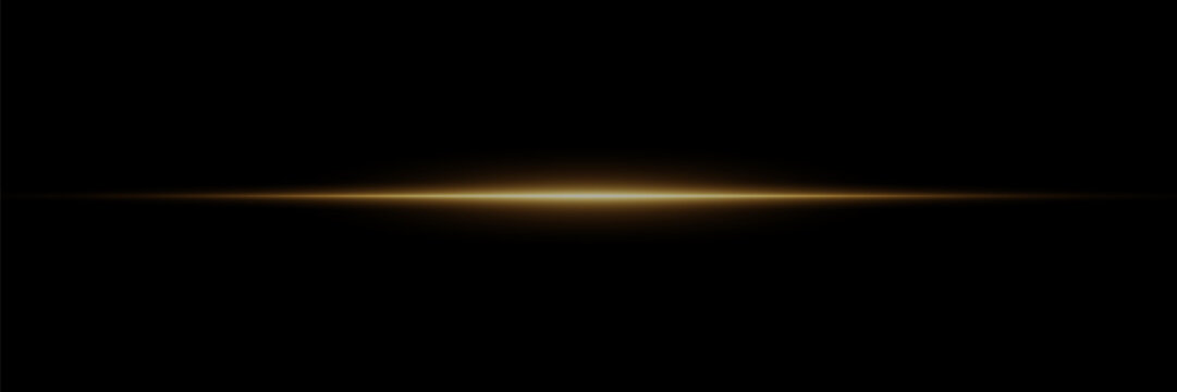 Abstract laser beam. Transparent isolated on black background. Vector illustration. light effect. directional spotlight
