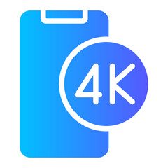 4k gradient icon
