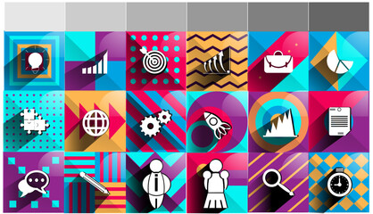  logo business.illustration for decoration. abstract patterns that let the colors stand out.creativity.