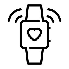 heart rate line icon