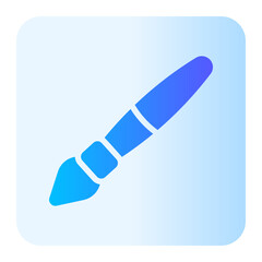 paint brush gradient icon