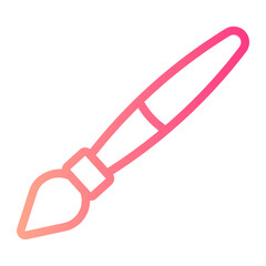 paint brush gradient icon