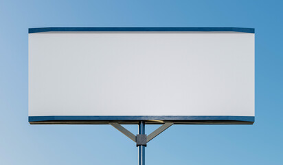 Billboard on blue sky