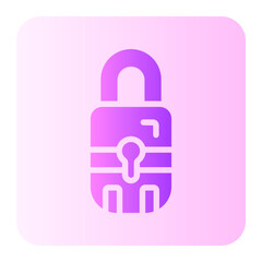 lock gradient icon