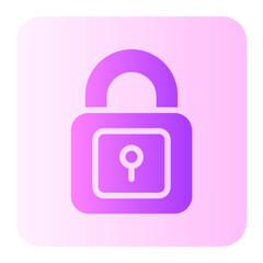 padlock gradient icon