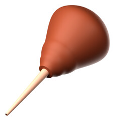 dropping pipet icon isolated on the white background