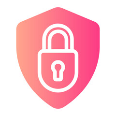 locked gradient icon