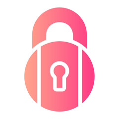 padlock gradient icon