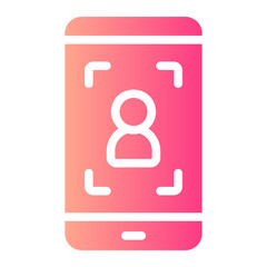 face id gradient icon