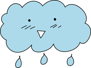 Clouds illustration art