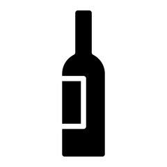 wine bottle glyph 