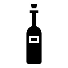 wine bottle glyph 