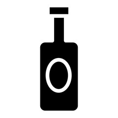 wine bottle glyph 
