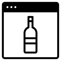 wine bottle dualtone