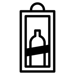 wine bottle dualtone 