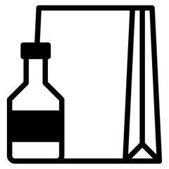 wine bottle dualtone 