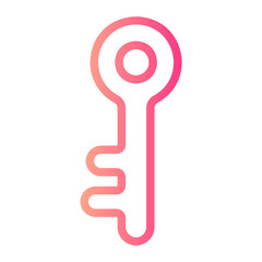 key gradient icon