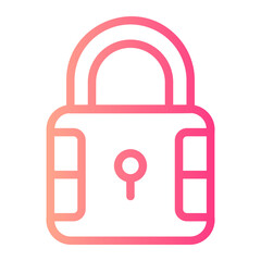 lock gradient icon