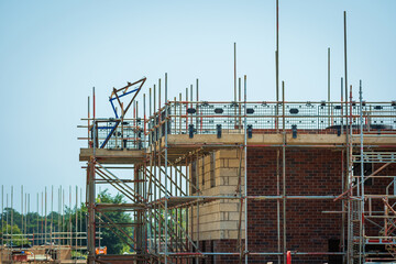 Construction building site in england uk