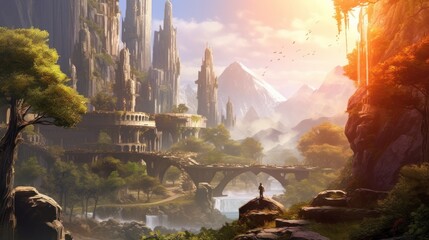 Fantasy Landscape Game Art