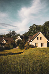 Obraz premium house on the hill