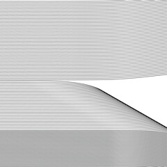 Naklejka premium Lines form a 3D isometric surface