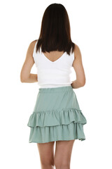 new women's skirt and t-shirt