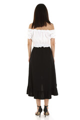 new women's skirt and t-shirt