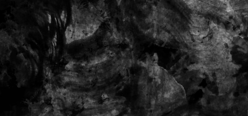 Elegant black background illustration with vintage grunge texture and dark gray charcoal color paint. High resolution Concrete and Cement background.