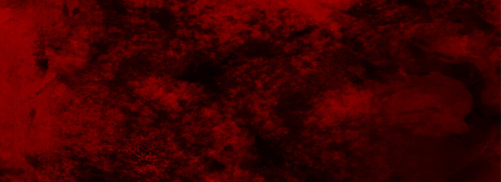 abstract red background with black grunge background texture in modern art design layout, Dark Red horror scary background. Dark grunge red texture concrete. Dark grunge red concrete.